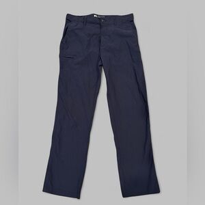 Union Bay Navy Men's Comfort Travel Tech Pants 34"